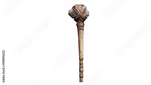 Fotografía 3d rendering neolithic stone axe