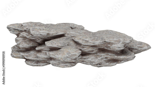 Fotografia 3d rendering weird stone