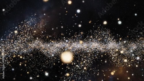 Vibrant space nebula in a ultra smooth animation,