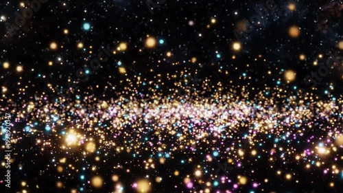 Vibrant space nebula in a ultra smooth animation,