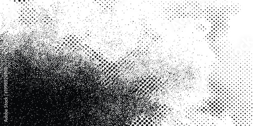 Tableau sur toile Abstract halftone background