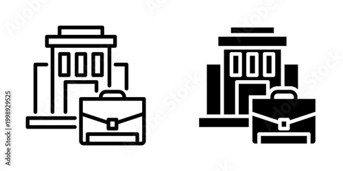 Office work icon, element icon for design branding, print, and digital media