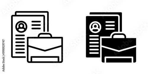 Job applicant  icon, element icon for design branding, print, and digital media