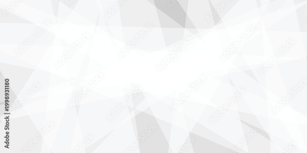 Obraz premium Abstract white and gray triangle geometric paper texture design this design are uses for style concept for banner, flyer, card, or brochure cover etc and quality full shape design .