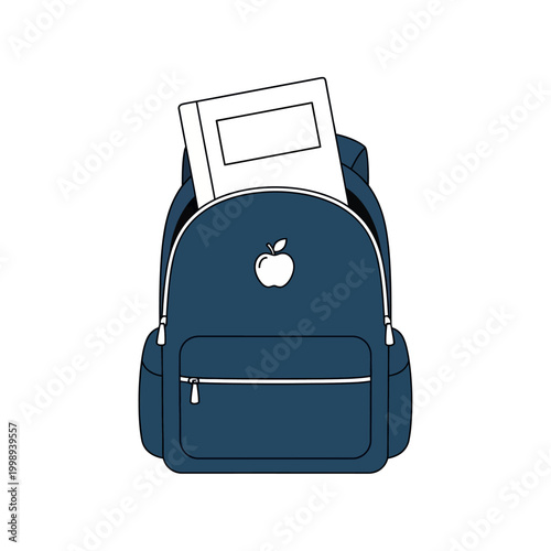 Apple Backpack with Laptop Inside.