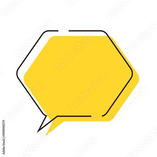 シンプルなふきだしのイラスト　吹き出し　
