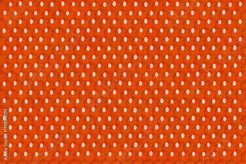 Packed salmon roe pattern background