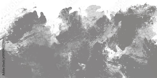 Photos Abstract grey and white monochromatic grunge paint texture background