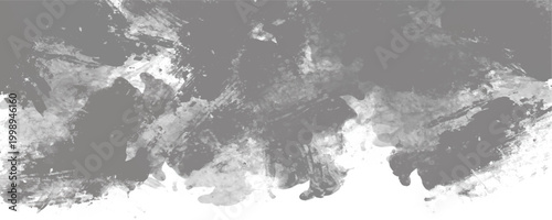 Quadro su tela Abstract grey and white monochromatic grunge paint texture background