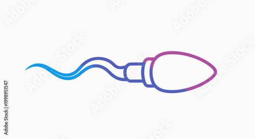 Sperm Cell Icon, Spermatozoon, Reproduction, Fertility, Medical, Science, Biology, Health, Abstract