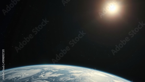 earth and moon
