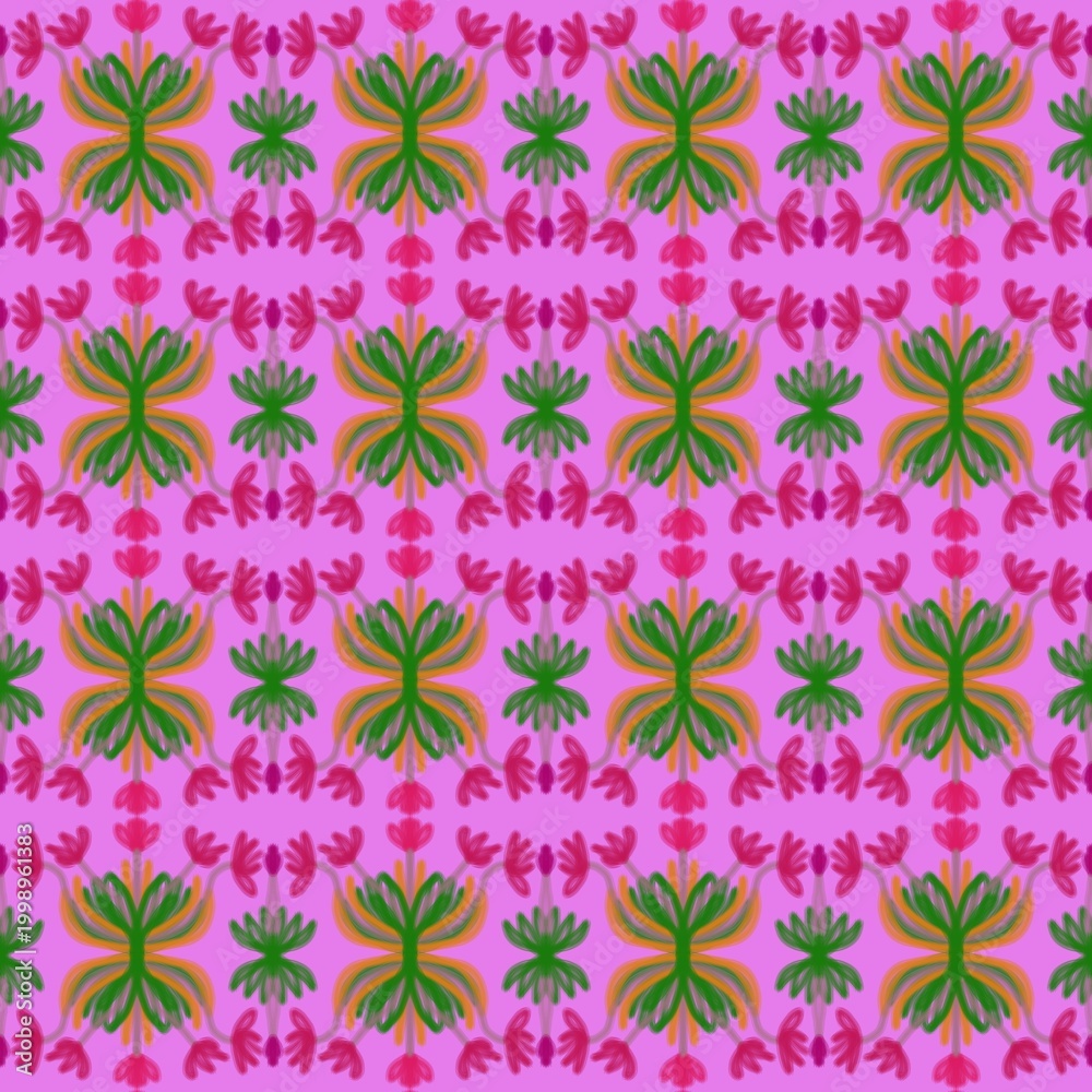 Fototapeta premium seamless floral pattern