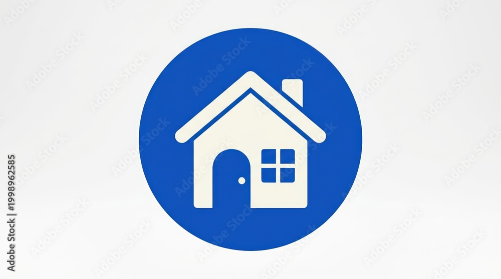 Fototapeta premium House Icon Home Symbol Design.
