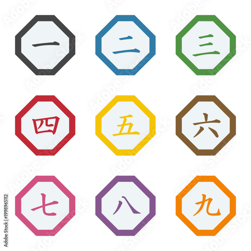 Fotografía イラスト素材：ポイント,重要,チェック,注目,注意,数字