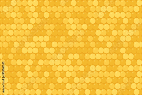 Bright golden corn kernels texture background
