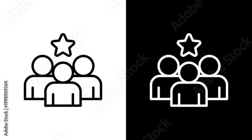 Team White Icon Set Design