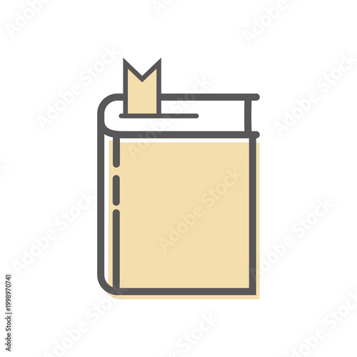 可愛いブックマークのイラスト