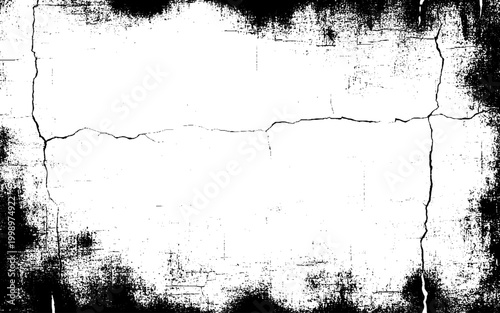 Dark grunge dust texture overlay with scratches and particles. 