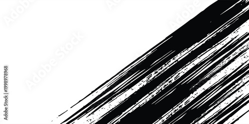 White background with grunge black tire tracks. modern