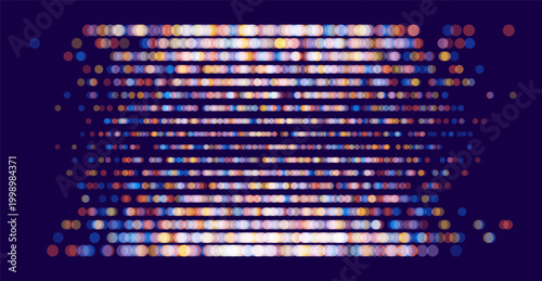 Genomic data visualization. Abstract DNA sequencing and genome mapping graphics. Scientific concept for medical research, biotechnology, and genetic testing. Vector illustration.