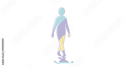 Woman on a snowboard in motion.