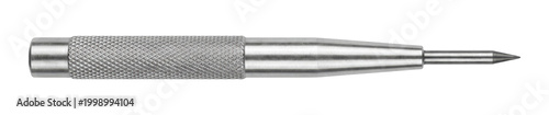 Professional metal scribe tool isolated on transparent background