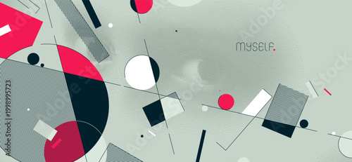 Silent observer, hidden eyes within minimal geometric composition with subtle psychologicsl tension and conceptual depth.