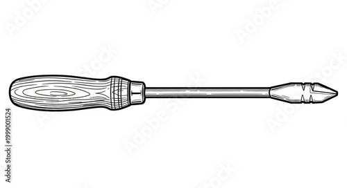 screw driver isolated on white