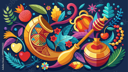 Colorful tropical fish swimming in a vibrant coral reef