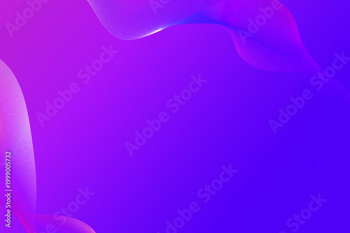 Abstract Purple Gradient Background With Flowing Wave Lines for Modern Tech and Creative Design