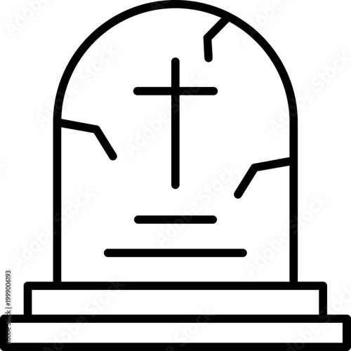 Gravestone Icon