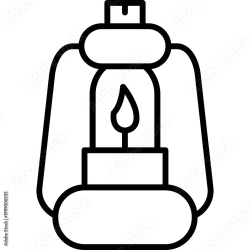 Oil Lamp Icon
