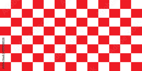 Red white tablecloth pattern lines. Gingham seamless pattern. Christmas backgroound. Strokes texture for textile shirt plaid, tablecloth, cloth, blanket, paper, makeup. Checkered print.