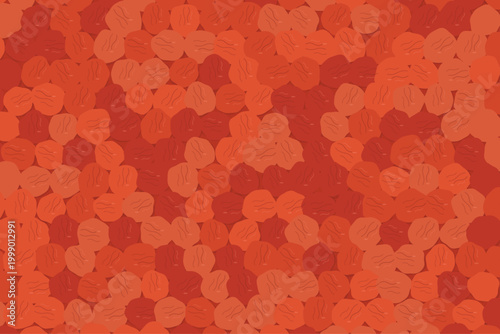 Packed umeboshi pickled plum pattern background