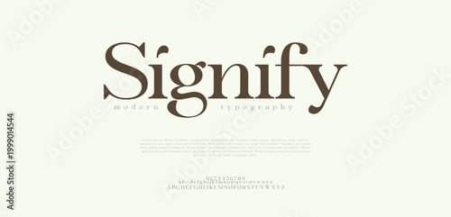 Signify, Thin serif font in modern style, this typeface has a big set of ligatures and alternates and can be used for logos 