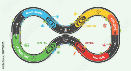 The Creative Process A Visual Journey Through Ideation, Development, and Refinement