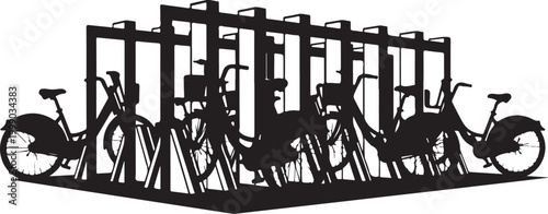 Bicycle Rack, Bike Parking, Cycling Storage, Urban Transportation