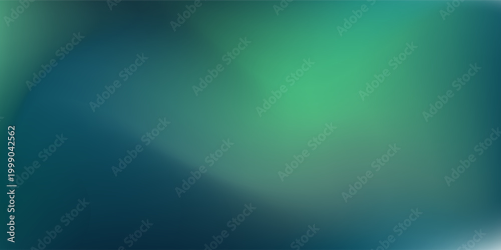 Fototapeta premium Night starry sky and Northern lights. Green aurora borealis elegant modern