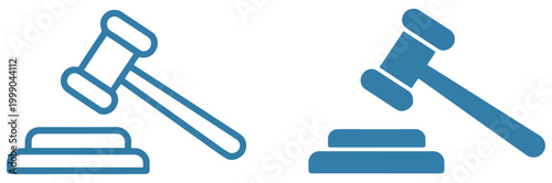 judge gavel icon law justice symbol