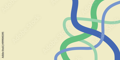Dynamic Intertwined Lines Abstract Background Design.