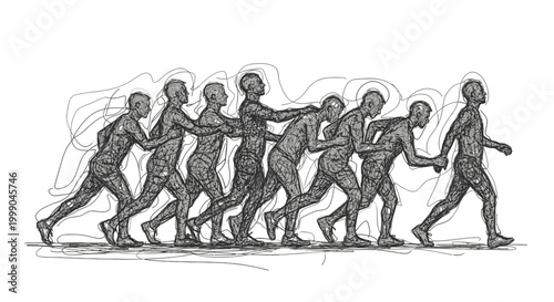 Business strategy and teamwork concept.