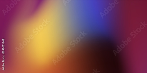 Night starry sky. Northern lights. Purple blue yellow aurora borealis elegant geometry modern