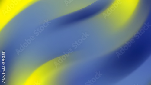 Canvastavla Dynamic abstract background with a smooth blurred blend of deep navy blue and vi