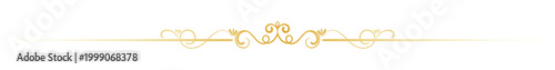 Vintage gold lines with light gradient