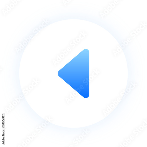 Free Download Blue gradient shopping cart icon with neon glow for ecommerce navigation - GFXLoad
