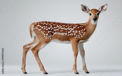 Adorable Baby Deer in Studio