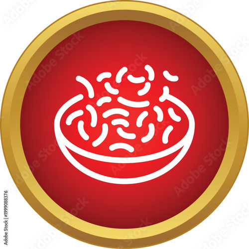 Grains in a serving bowl for food and nutrition concepts