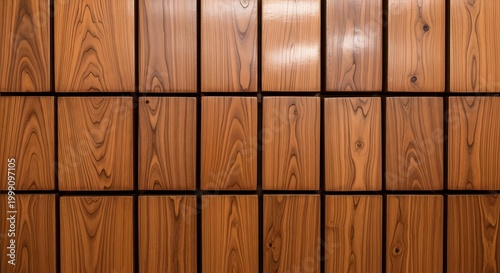 Warm wooden wall texture a close up of interlocking brown planks