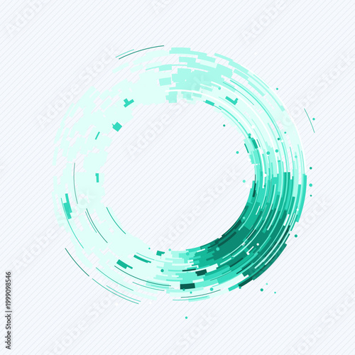 Digital Concentric Segment Circle