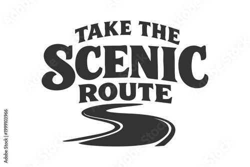 Fotografija Inspirational typography promoting travel and adventure
